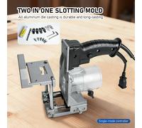 Staffa di conversione per trapano elettrico regolabile per mini scanalatura - Posizionamento accurato per foratura precisa per progetti fai da te