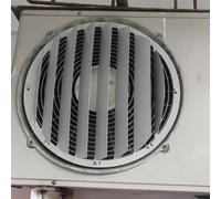 Staffa di copertura universale per condizionatore d'aria esterna con deflettore in acciaio inox anti-diretto, guida del vento e recinzione di protezione per compressore CA e sfiato condensatore