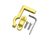 Staffa di espansione in alluminio per manubrio moto, per luci ausiliarie e dispositivi di navigazione, accessorio anteriore per veicolo per una maggiore sicurezza e funzionalità (oro)