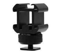 Staffa di estensione del supporto della slitta calda della macchina fotografica con adattatore triplo freddo della scarpa dell'