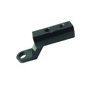 Staffa di estensione in alluminio compatibile con supporto for specchietto retrovisore for moto e scooter, compatibile con supporto for telefono con faretto di fissaggio, 1/2 pz.(Black)