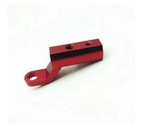 Staffa di estensione in alluminio compatibile con supporto for specchietto retrovisore for moto e scooter, compatibile con supporto for telefono con faretto di fissaggio, 1/2 pz.(Red)