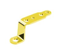 Staffa di Fari Accessori multifunzione per la modifica di motociclette, staffe per fari anteriori, estensione della lampada dello specchietto retrovisore Staffe Supporto Faretti(Yellow)