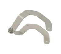 Staffa di Fari Adatto per 790 ADV 790 Adventure RS 2019 2020 890 ADV 2020 2021 Set staffa di rinforzo faro per motocicletta Staffe Supporto Faretti(Silver)