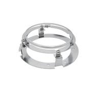 Staffa di Fari Staffa di montaggio per faro anteriore universale rotonda da 5 3/4" (5,75 pollici) per motocicletta. Anello di montaggio per faro anteriore. faro per lampadina(1PC silver)