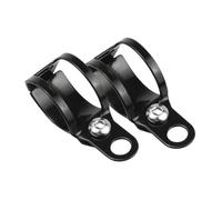 Staffa di Fari Staffa di montaggio per indicatori di direzione per moto 2 pezzi da 30-43 mm per il supporto dei fari ausiliari per moto faro per lampadina(1Pair Black)