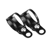 Staffa di Fari Staffa di montaggio per indicatori di direzione per moto 2 pezzi da 30-43 mm per supporto fari ausiliari Moto Custom Staffe Supporto Faretti(1Pair Black)