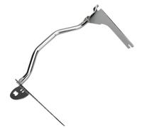 Staffa di Fari Staffe per luci moto adatte per Harley Road King FLHR 1994-2013 Supporto aggiuntivo per lampada fendinebbia Barra di protezione Staffe Supporto Faretti(Chrome)