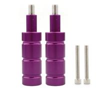 Staffa di Fari Supporto di montaggio per faro per moto adatto per vite M6 adatto per vite M8 Base di supporto per lampada fendinebbia per bici, scooter e guida Staffe Supporto Faretti(2PCs Purple)