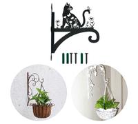 Staffa di ferro cesto pianta sospeso versatile per le mangiatoie per uccelli