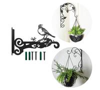 Staffa di ferro cesto pianta sospeso versatile per le mangiatoie per uccelli