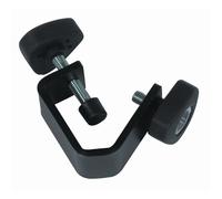 QUIK LOK - QLC/1U, GANASCIA UNIVERSALE "C" per Fari e Luci - Acciaio Spessore, Diametro Tubo 25-50 mm, Fissaggio Manuale, Nero