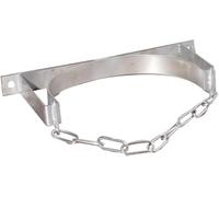 Staffa di fissaggio a parete for bombola, staffa di fissaggio for bombola di gas in acciaio inossidabile 304 commerciale con catena di protezione(12.6 in(Length))