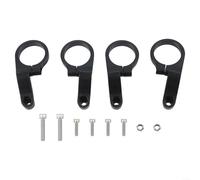 Staffa di fissaggio regolabile per fari ebike e scooter, realizzata in materiale ABS impermeabile, compatibile con manubri elettrici da 22 mm (confezione da 2)