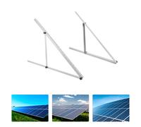 Staffa di installazione per pannello solare da 45 "con gambe inclinate pieghevoli adatta per il sistema di rete per barche sul tetto del camper