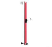 Staffa di livello in lega di alluminio con adattatore per costruzione e ristrutturazione domestica, altezza e angolo regolabili, montaggio stabile per livello e livello, 600 mm