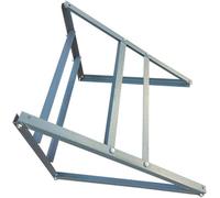 Staffa di montaggio a pannello solare, resistente multi-pezzo solare Pel Std, superficie piana a terra fai da te off-grid sistema solare rack a pell, supporta fino a 300 Watt Solar Pel, XL