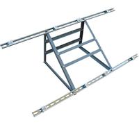 Staffa di montaggio a pannello solare, resistente multi-pezzo solare Pel Std, superficie piana a terra fai da te off-grid sistema solare rack a pell, supporta fino a 300 Watt Solar Pel, XL