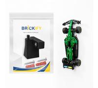 Staffa di montaggio a parete compatibile con LEGO Technic Aston Martin AMR25 F1 42240 - Prodotto nel Regno Unito - Auto non inclusa - Hardware incluso