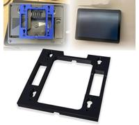 Staffa di montaggio a parete | Compatibile con Logitech TAP | Sistema di gestione dei cavi - Canali passhrough-condotti a parete grandi - Organizzazione ordinata