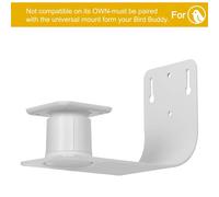 Staffa di montaggio a parete compatibile con per mangiatoia BirdBuddy per allest