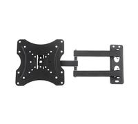 Staffa di montaggio a parete for TV regolabile da 35 kg Cornice for TV a schermo piatto Inclinazione di 15 gradi con livello for monitor LCD LED a schermo piatto da 14-42 pollici