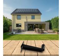 Staffa di montaggio a parete Gen 2 - Supporto esterno in lega lunga 240 mm per piatto compatibile con Iteration 2 (V2) non per Gen 3