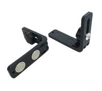 Staffa di montaggio a parete magnetica a forma di L con magneti ad alta resistenza, supporto stabile da 5/8 pollici e filettatura da 1/4 di pollice, compatibile per posizionamento a mani libere per