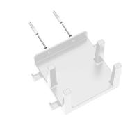 Staffa di montaggio a parete multiuso per modem router dispositivi con spessore di 45 mm ganci per organizzazione cavi staffa staffa di montaggio a parete mensola per router WiFi modem