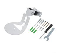 Staffa di montaggio a parete per altoparlanti intelligenti Sonos utilizzando materiali in plastica e acciaio inossidabile con design ad angolo regolabile Full Motion (bianco)