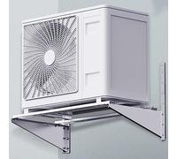 Staffa di montaggio a parete per mini condizionatore d'aria split in acciaio inox, barra trasversale per pompa di calore a condensatore e sistemi HVAC, resistente alle intemperie