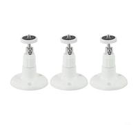 Staffa di montaggio a parete per Ring Indoor Cam & Up Cam, 360 ° regolabile telecamera di sicurezza, alluminio ABS esterno interno, confezione da 3 bianco