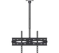 Staffa di montaggio a parete per schermi LED da 40 a 60 pollici, inclinabile e girevole, montaggio a soffitto con asta da 0,5 a 1 m
