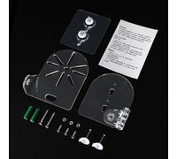 Staffa di montaggio a parete per telecamere a cupola con angoli regolabili, nessun trapano necessario, progettata per un posizionamento sicuro e stabile di più modelli di telecamere a cupola