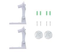 Staffa di montaggio a parete per TP-Link per Tapo C200 C210 C225, supporto per fotocamera regolabile a 180 gradi, confezione da 2 supporti da soffitto/parete in plastica bianca