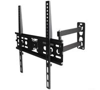 Staffa di montaggio a parete per TV da 66-203 cm, orientabile, orientabile, in acciaio resistente, per installazione televisiva (C)