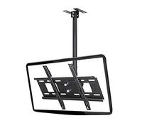 Staffa di montaggio a parete per TV per installazione a soffitto extra lunga, si adatta alla maggior parte degli schermi LCD da 26-60 pollici, supporta fino a 60 kg di peso, design regolabile e