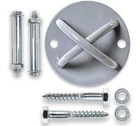 Staffa di montaggio a parete per X, cinghie di sospensione per montaggio a soffitto per anelli da ginnastica e altalena per yoga aereo