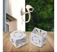 Staffa di montaggio a parete regolabile per telecamera monitor in lega di alluminio progettata per un'installazione sicura e una regolazione flessibile dell'angolo di visione (1 pz)