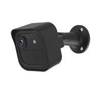 Staffa di montaggio a parete resistente alle intemperie con copertura protettiva per Blink Outdoor 2K, Outdoor 4 e Outdoor 3 telecamere, supporto di sicurezza in metallo ABS, nero (uno nero)