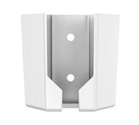 Staffa di montaggio a parete salvaspazio per montaggio su adattatore Ethernet per l'organizzazione di adattatori Ethernet (Bianca)