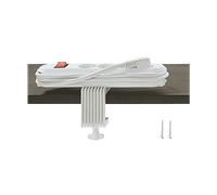 STAFFA DI MONTAGGIO A VITE PER PRESE MULTIPLE BACHMANN 919.273, Prese multiple SMART Bachmann, Bianco