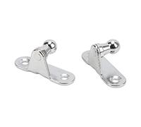 Staffa di Montaggio a, Yosoo Molla a Gas 2 Pezzi Staffa di Montaggio a Sfera 10 Mm in Metallo Universale Multi Fit per Tronco Motore