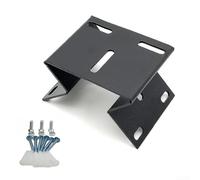 Staffa di montaggio angolare da parete per telecamera CCTV, 1 supporto in metallo a 90 gradi (nero)