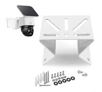 Staffa di montaggio angolare in metallo bianco per Eufy Security per fotocamera SoloCam S340/E30/E42, accessorio per installazione a parete resistente alle intemperie