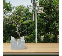 Staffa di montaggio angolare in metallo per Eufy 360 Floodlight Cam e Ring Flood