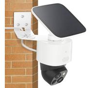 Staffa di montaggio angolare regolabile compatibile con Eufy Security SoloCam S340, supporto da parete in metallo per Eufy S340 con copertura di 270° su entrambi i lati della casa, riduce i punti