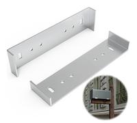 Staffa di montaggio cassetta postale in alluminio robusta per 8 ampio piano per