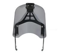 Staffa di montaggio con parabrezza compatibile Deflector per Scrambler 400 Scrambler 800 MOTORCYCLE 2015 2020 Porta di navigazione anteriore modello(STYLE 2 Type 1 Grey)