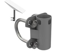 Staffa di Montaggio Dell'antenna a Forma di U, Morsetto per Tubo Dell'asta Dell'antenna Regolabile da 30 Mm a 50 Mm, Adattatore di Montaggio del Tubo della Staffa del Morsetto